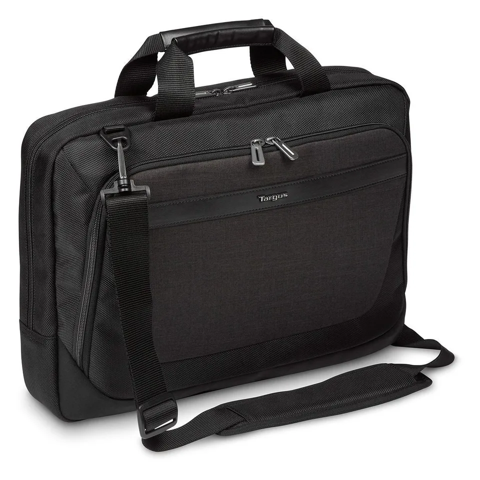 targus-citysmart-borsa-porta-pc-slimline-topload-14-15-6-nero-grigio image 1