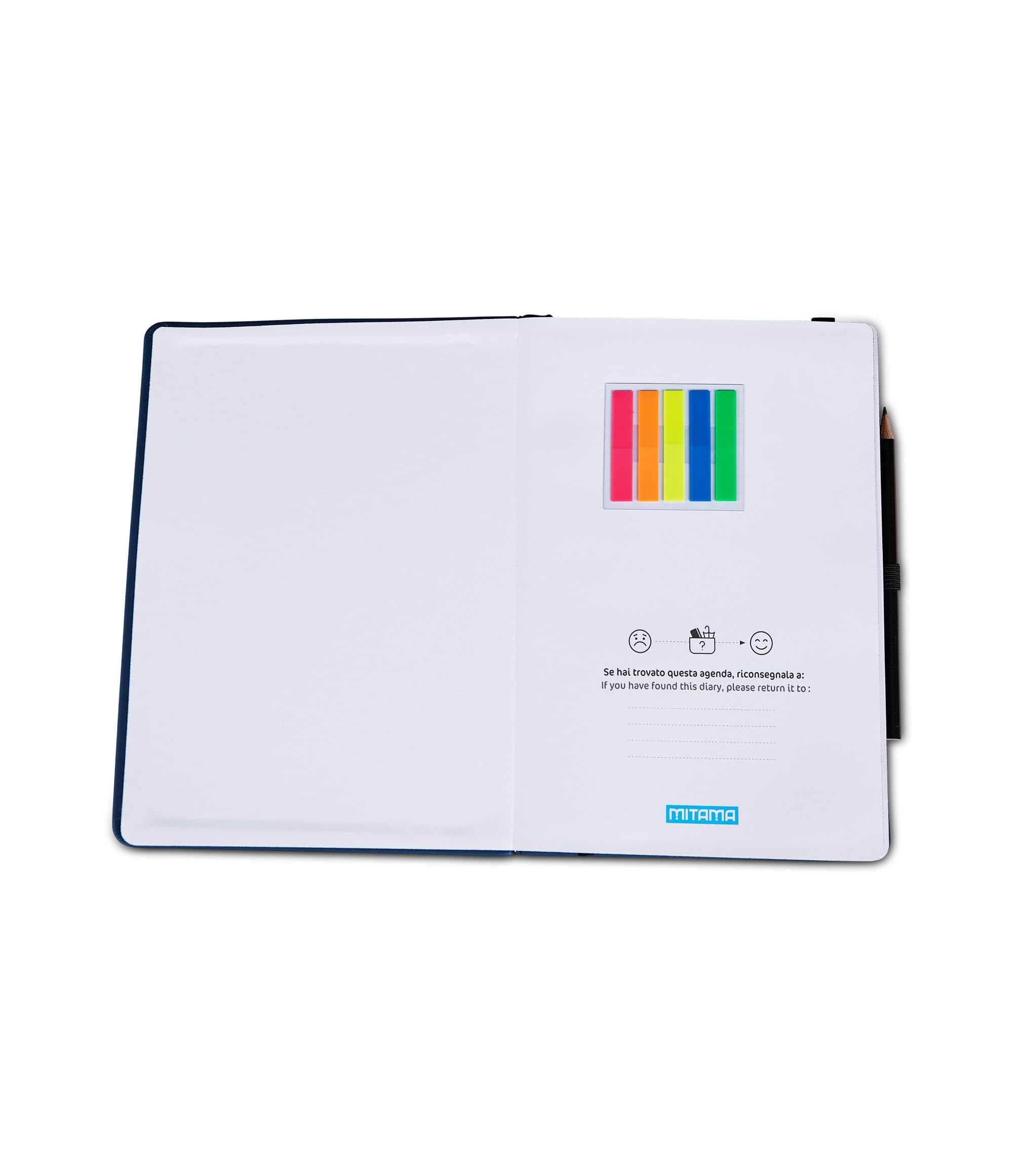 mitama-agenda-settimanale-2026-blu-18-mesi-15x21-cm-copertina-rigida image 2
