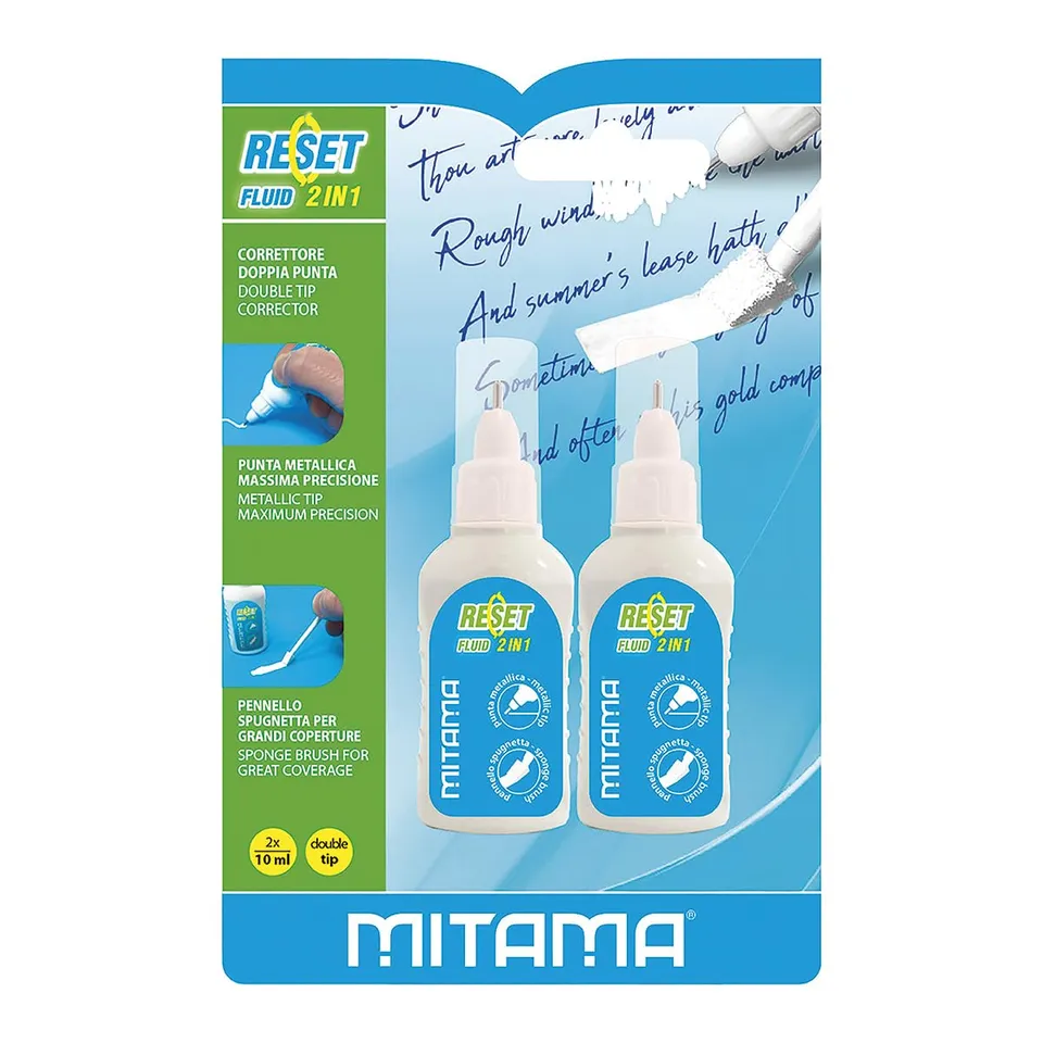 mitama-reset-correttore-liquido-a-boccetta-doppia-punta-10-ml-2-pezzi image 1