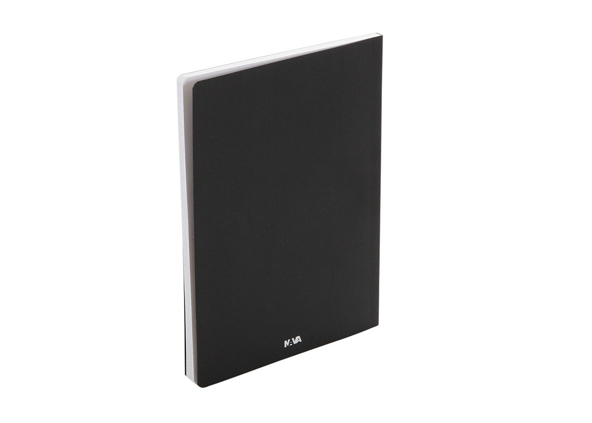 nava-design-everything-notes-a-righe-a5-con-tasca-portadocumenti-nero-21x15x1-cm image 5