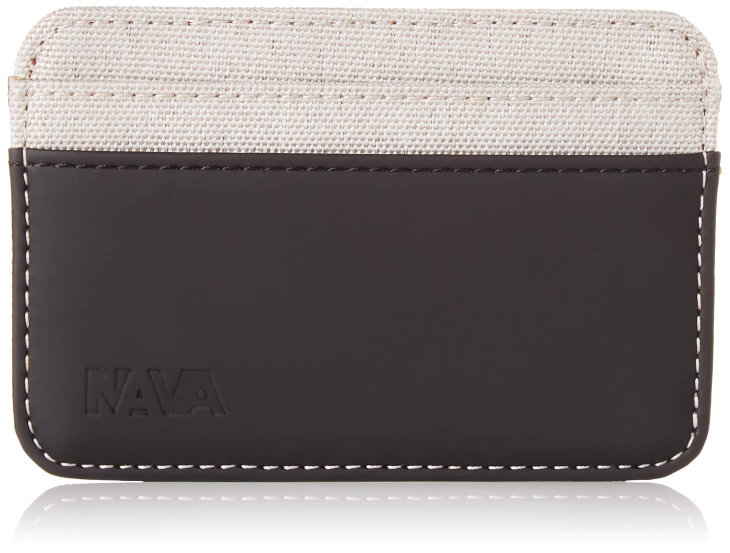 nava-design-twin-slots-porta-carte-di-credito-4-tasche-rfid-7-x-10-cm-bianco image 1