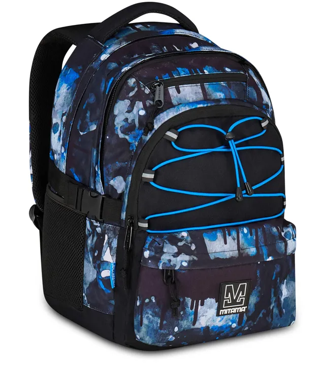 mitama-zaino-bdbf-bluedrops-triplo-scomparto-con-usb image 1