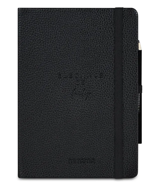 mitama-agenda-giornaliera-2026-elegance-eco-pelle-nero-15x21-cm image 1