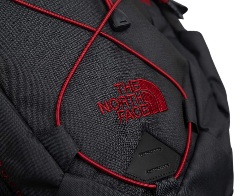 the-north-face-groundwork-zaino-dark-grey-heather-cardinal-red image 6