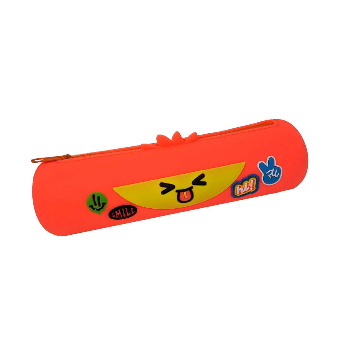 mitama-mitamini-animals-astuccio-in-silicone-arancione-con-zip image 1