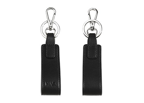 nava-design-smooth-portachiavi-pelle-nero-con-anello-e-gancio-9x3-cm image 3