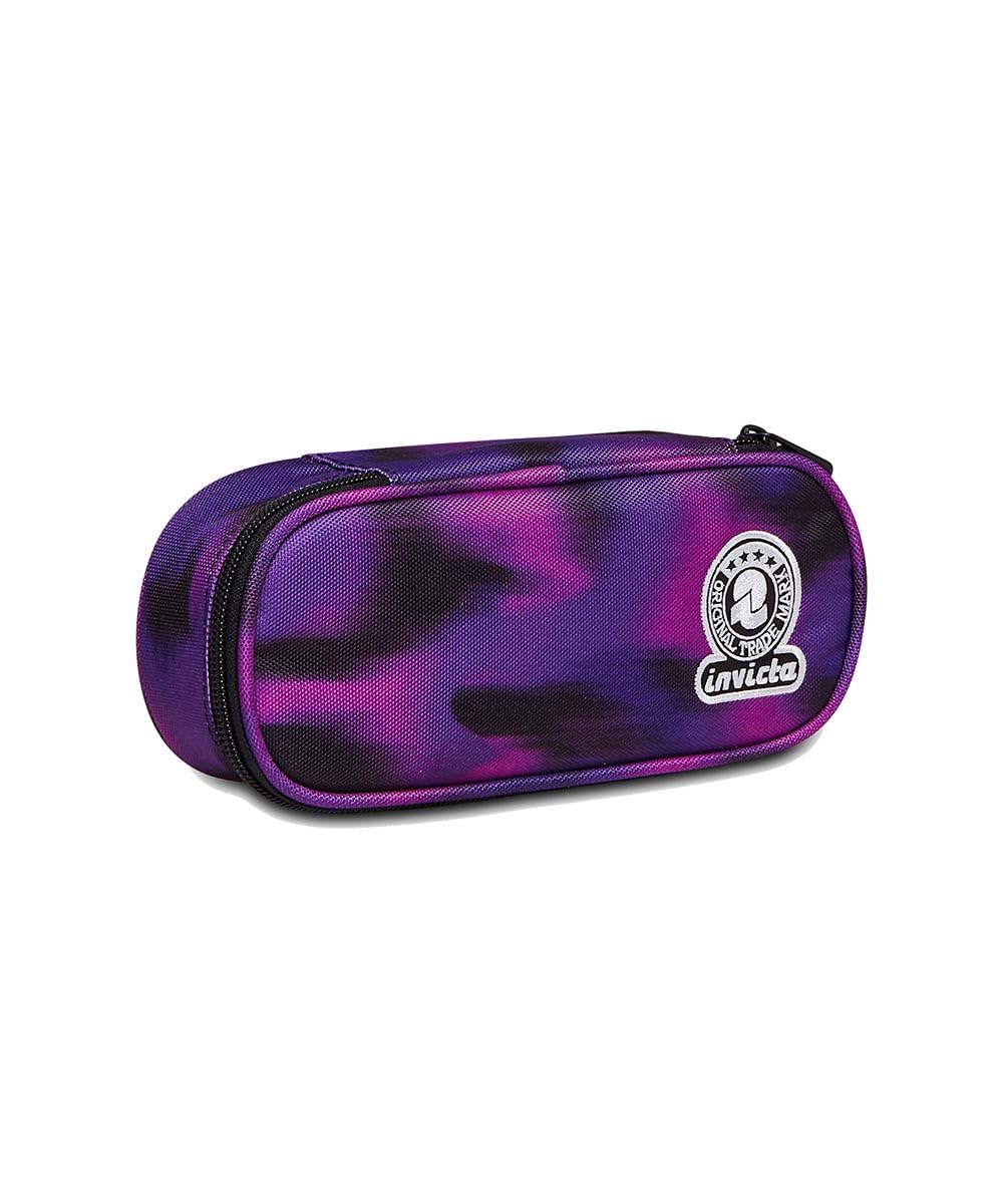 invicta-round-plus-space-pink-portapenne-ovale-mono-scomparto-viola image 1