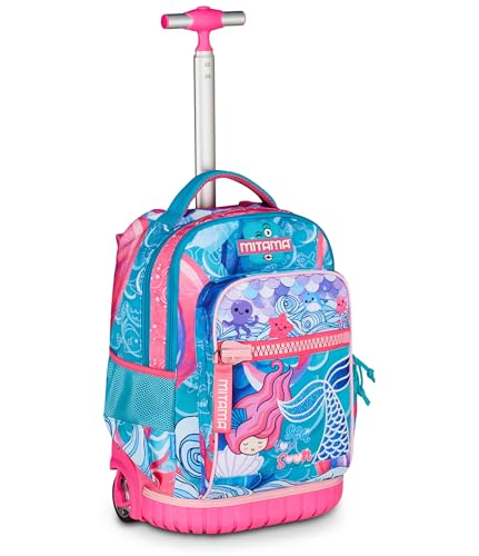 mitama-run-maxi-oceanvibes-trolley-scuola-doppio-scomparto-turchese image 8