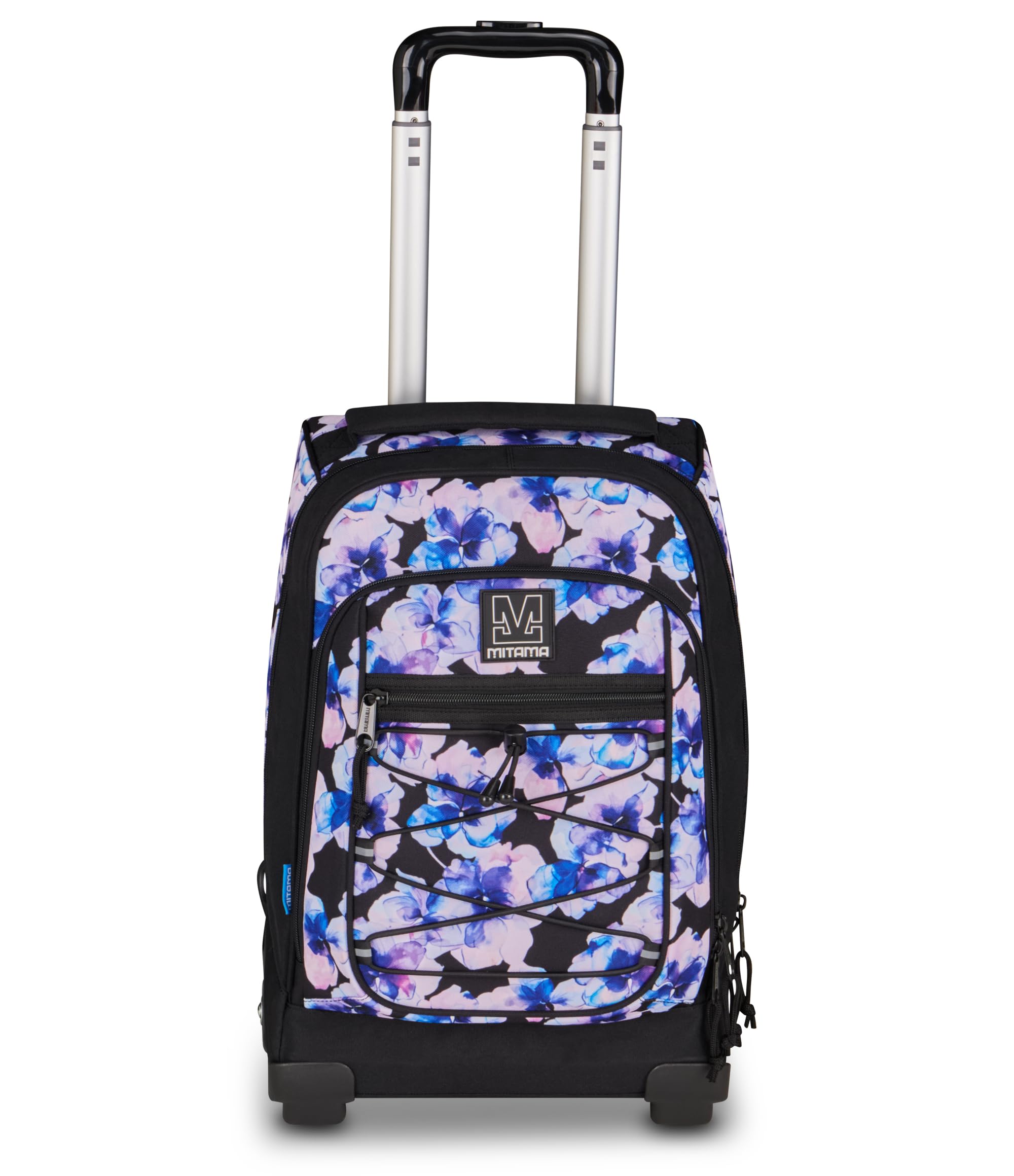 mitama-bdbf-floralbeat-zaino-trolley-34l-viola-con-spallacci-a-scomparsa image 2