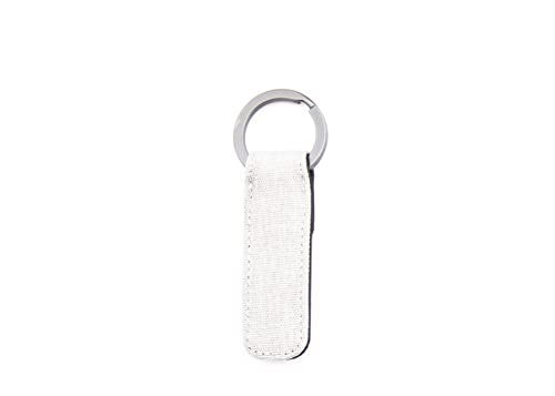 nava-design-twin-portachiavi-piatto-in-tessuto-melange-bianco-10x3-cm image 5
