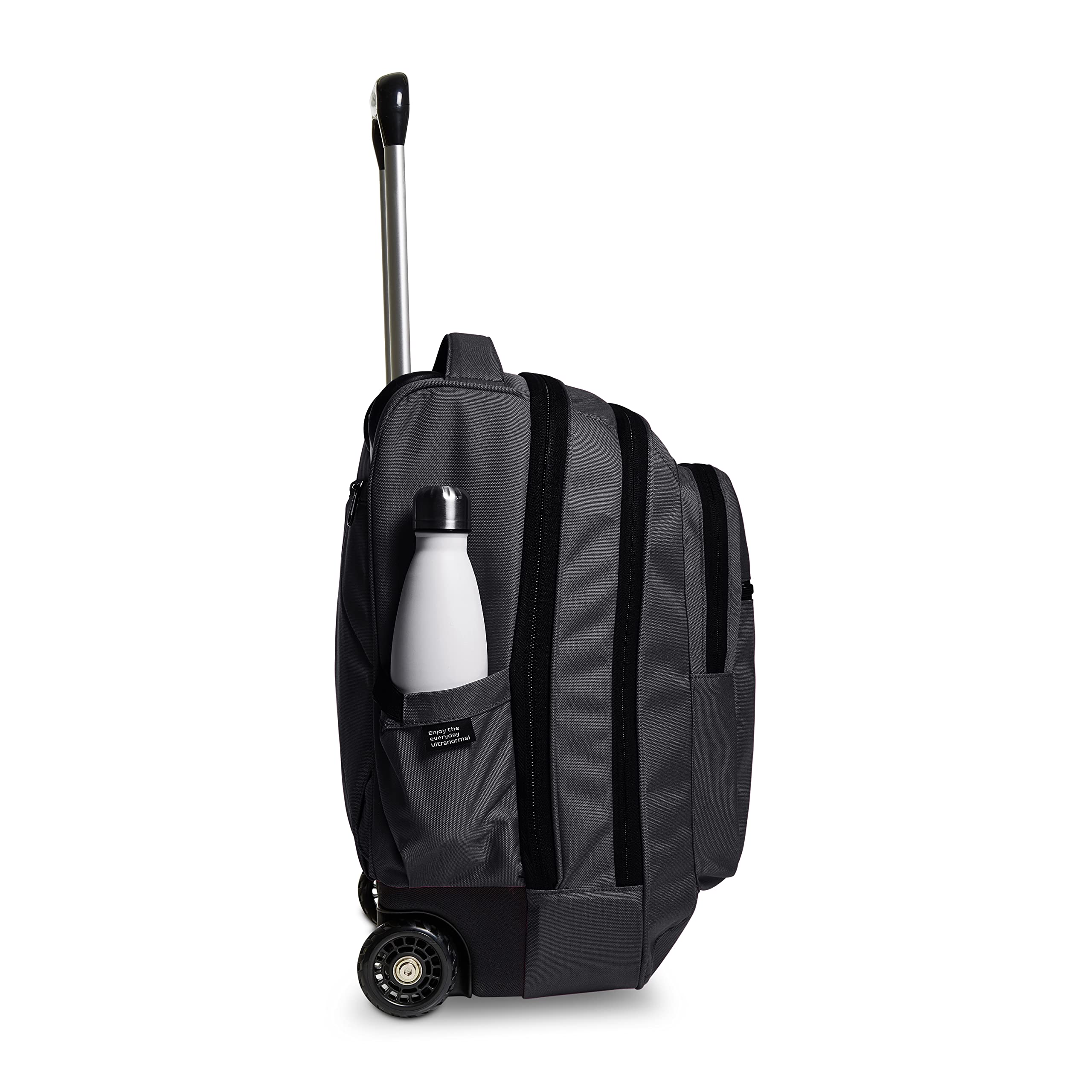invicta-trolley-scuola-bump-plain-nero-new-way-2-in-1-42-lt image 8