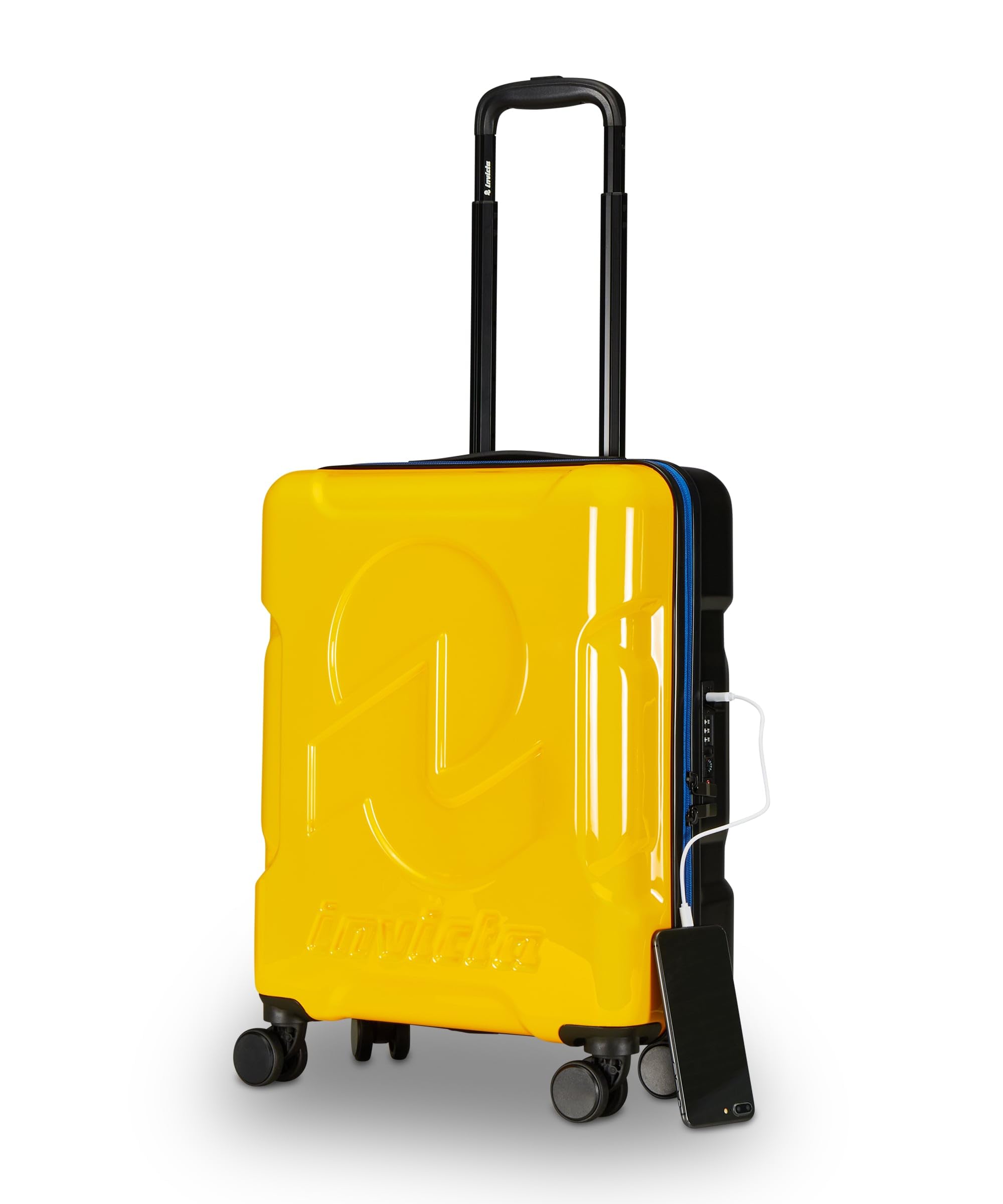 invicta-trolley-travel-rigido-33l-40x55x20-cm-giallo-4-ruote image 8