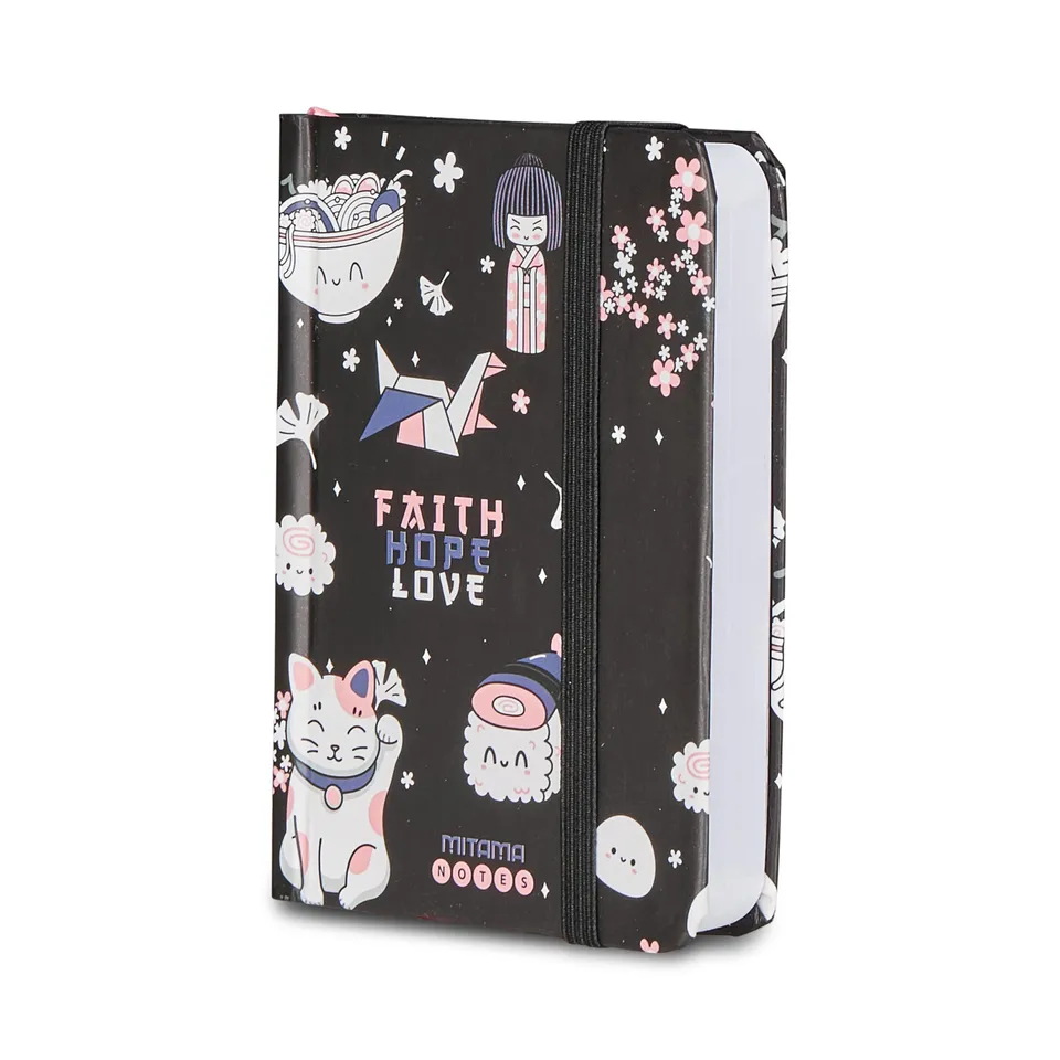 mitama-taccuino-grafica-japan-nero-taccuino-notes-copertina-rigida-8-x-11-cm image 1
