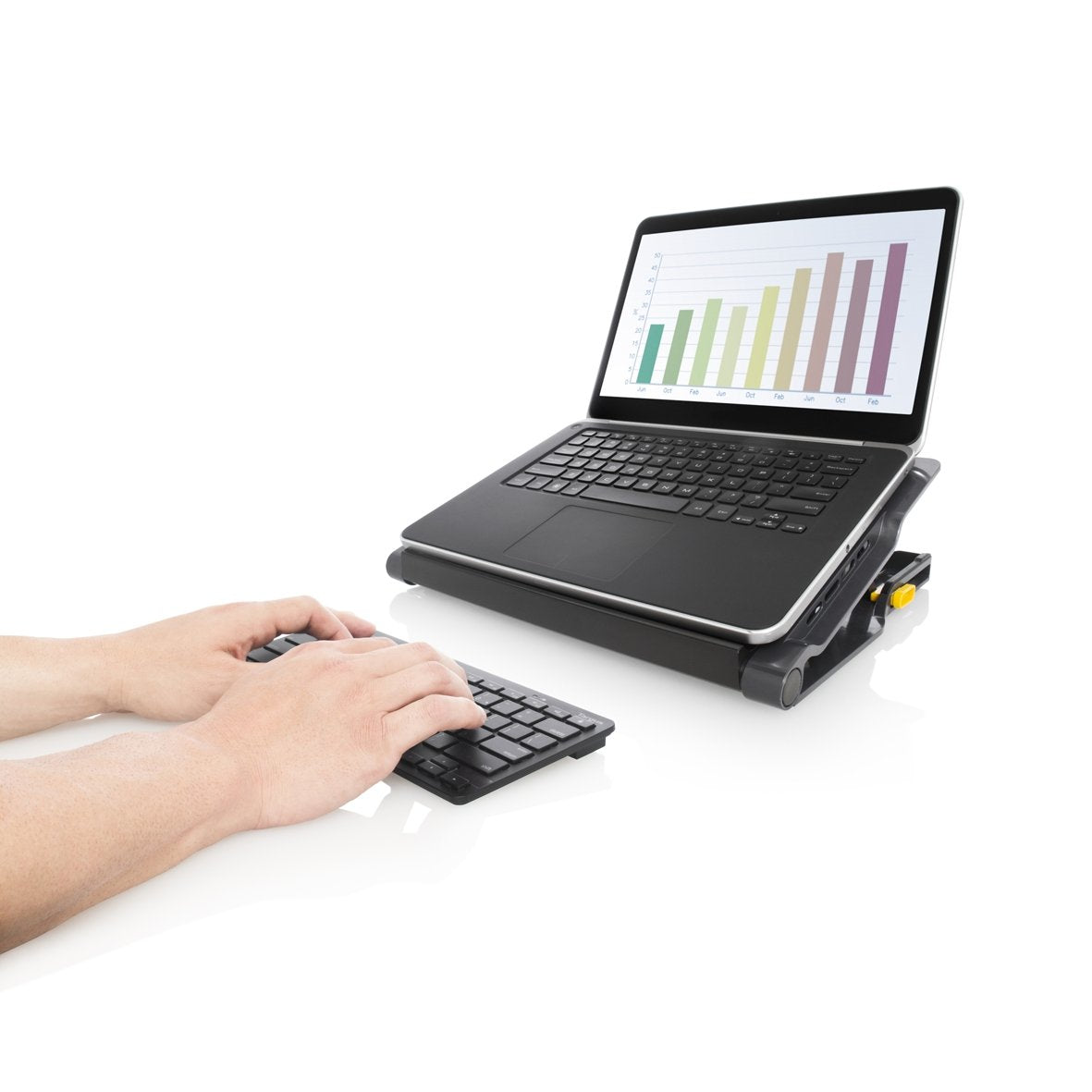 targus-chill-mat-base-raffreddamento-con-hub-4-porte-usb-2-0-nero-grigio image 8
