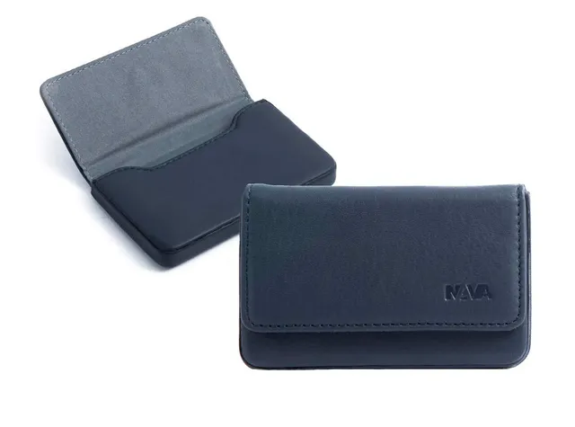 nava-design-smooth-porta-biglietti-da-visita-blu-6-x-10-cm image 1