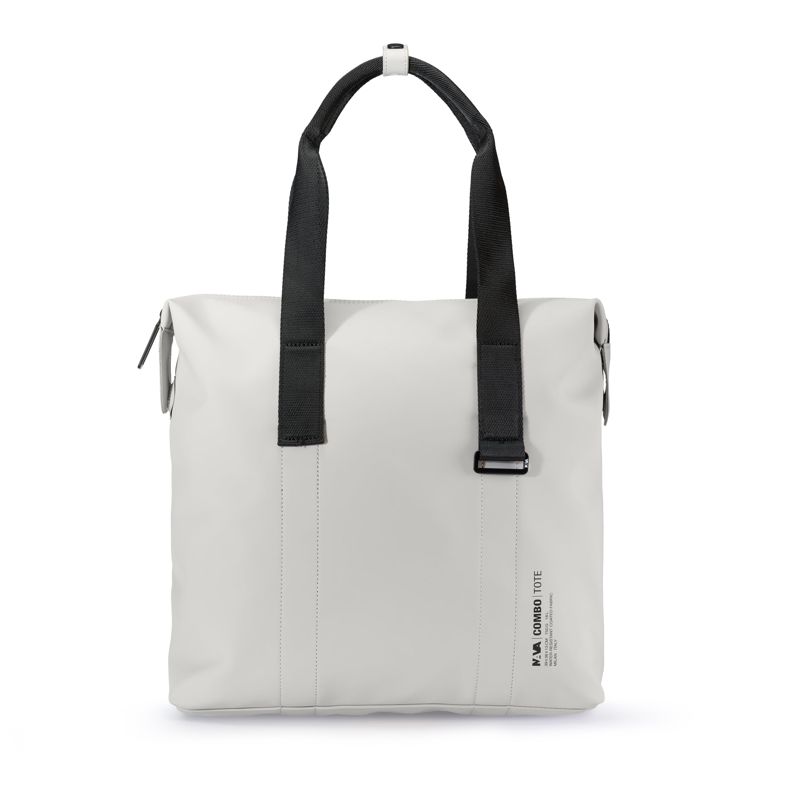 nava-design-combo-tote-bag-shopper-waterproof-con-busta-rimovibile-bianca image 1