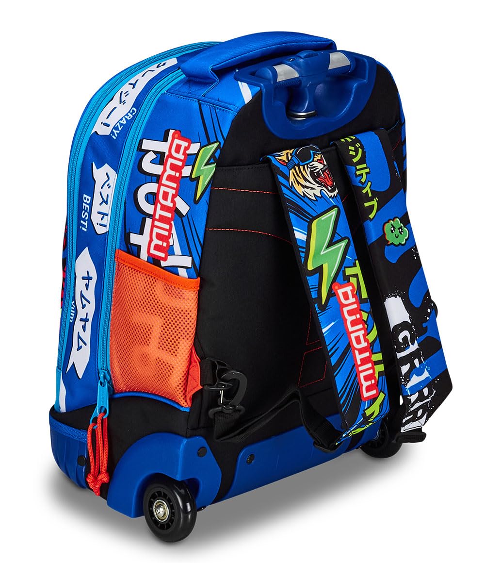 mitama-trolley-run-maxi-tiger-wild-blu-a-doppio-scomparto image 6