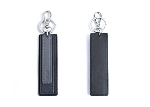 nava-design-smooth-portachiavi-con-charm-in-pelle-e-moschettone-grigio-blu-nero- image 3