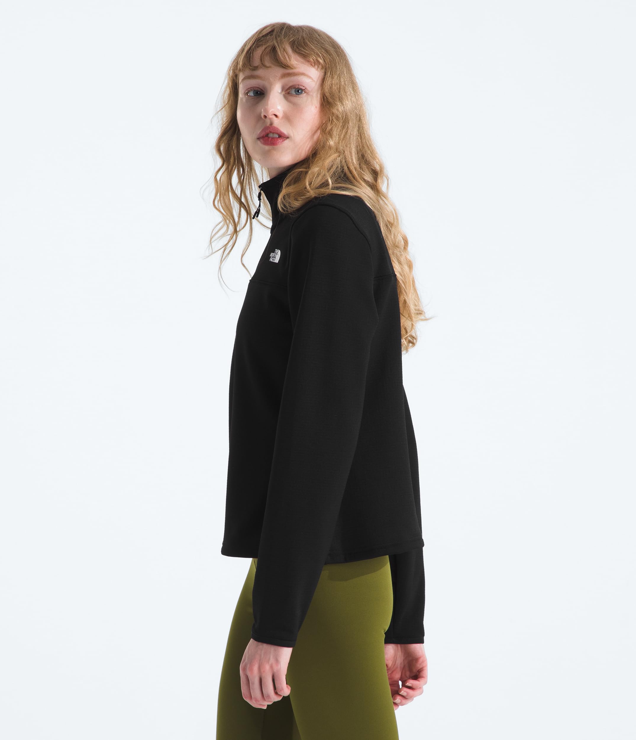 the-north-face-cedar-trail-grid-fleece-1-4-zip-donna image 3