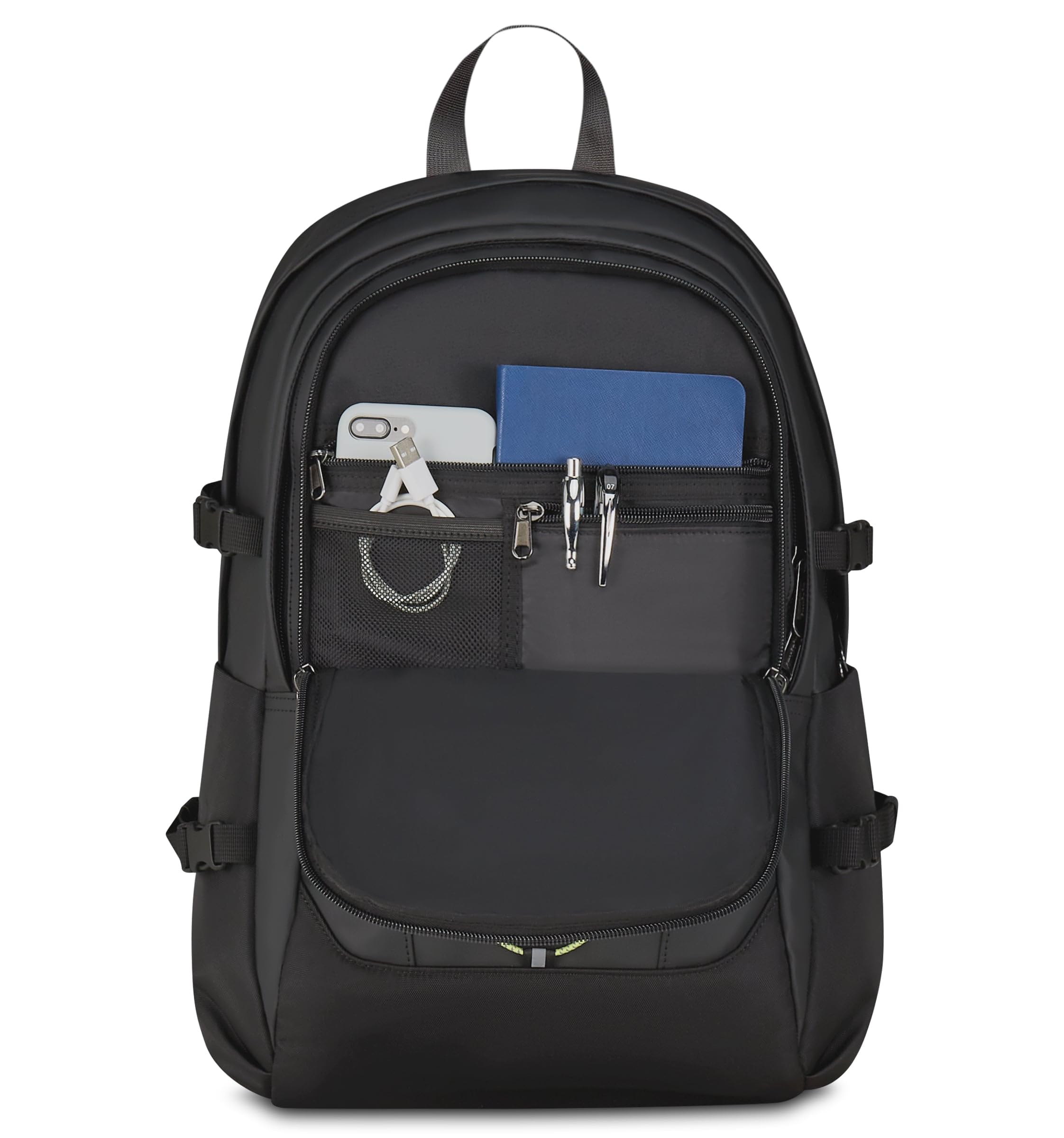 invicta-act-plus-city-zaino-29l-nero-doppio-scomparto-tasca-pc-14-universit-uffi image 6