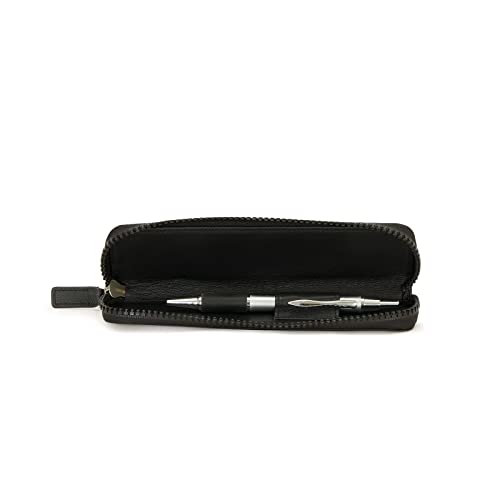 invicta-bustina-portapenne-nero-in-pelle-18x5cm image 4