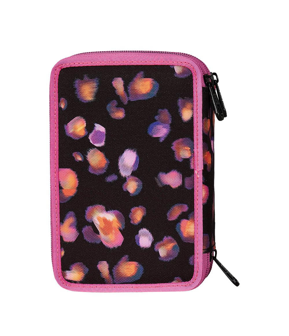 invicta-astuccio-scuola-3-zip-fantasy-rosa-nero-completo-44-pezzi image 6
