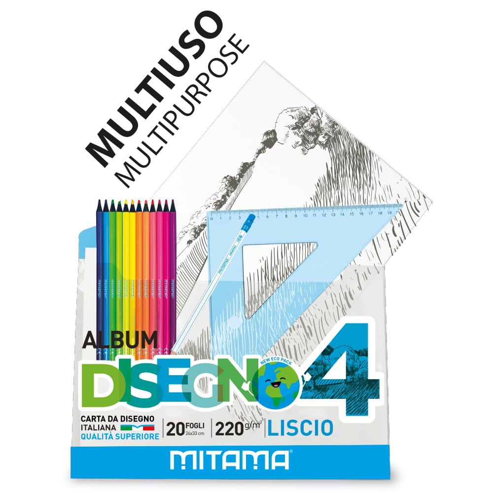 mitama-album-da-disegno-tecnico-24-x-33-cm-220-g-20-fogli-lisci image 2
