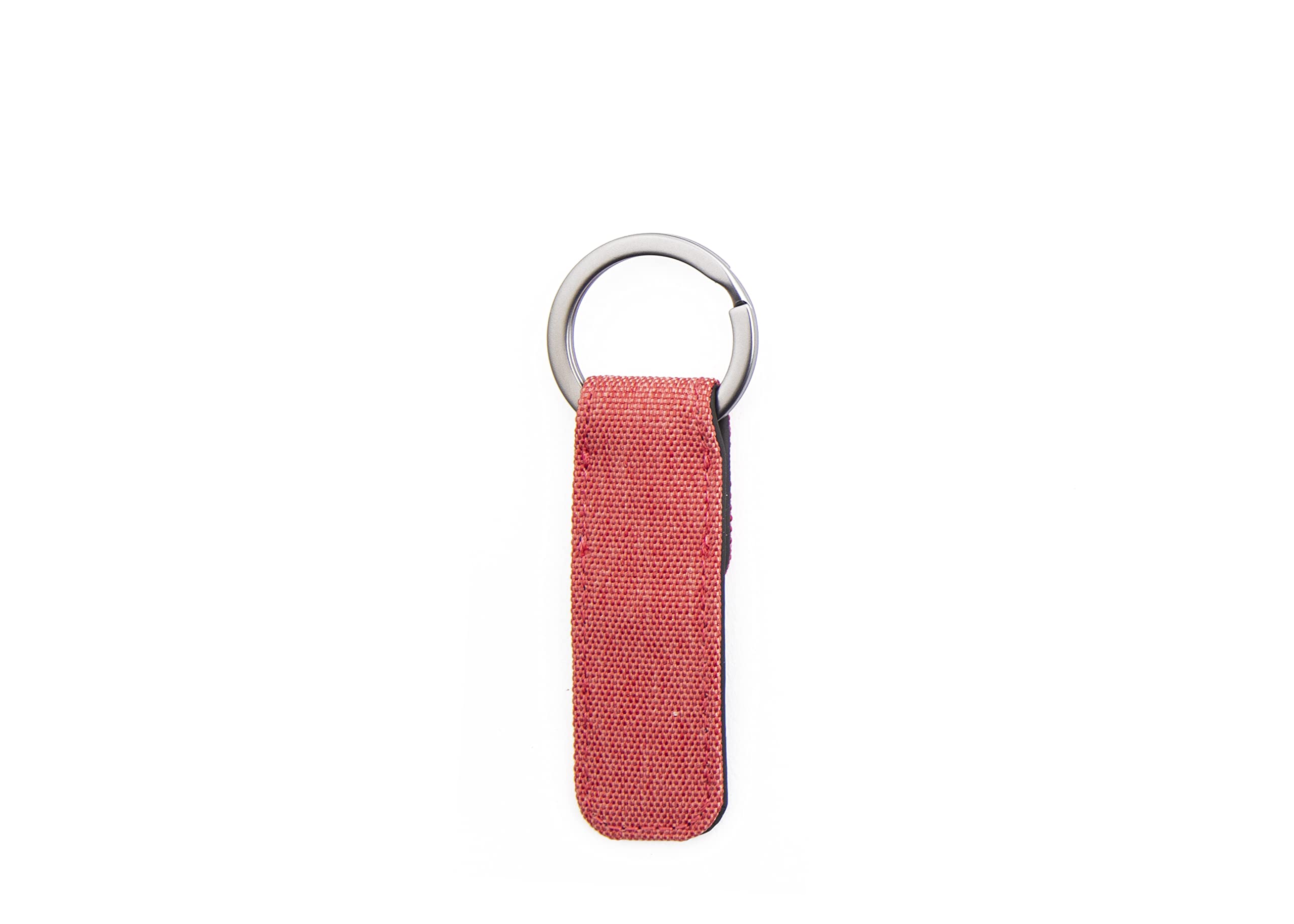 nava-design-twin-portachiavi-piatto-in-tessuto-melange-10-x-3-cm-rosso-corallo image 2
