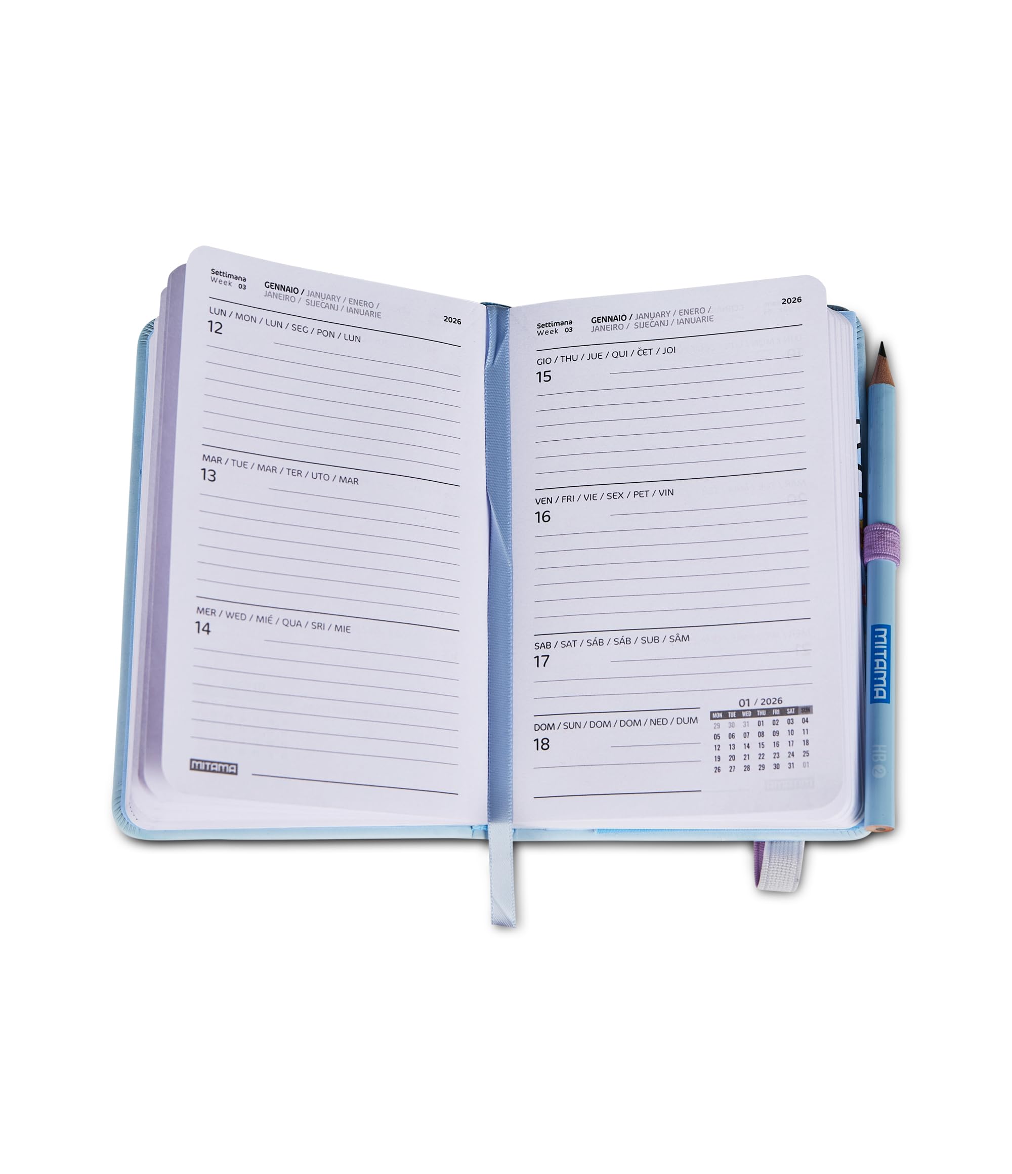 mitama-pocket-love-yourself-agenda-settimanale-2026-9x14-cm-18-mesi image 3