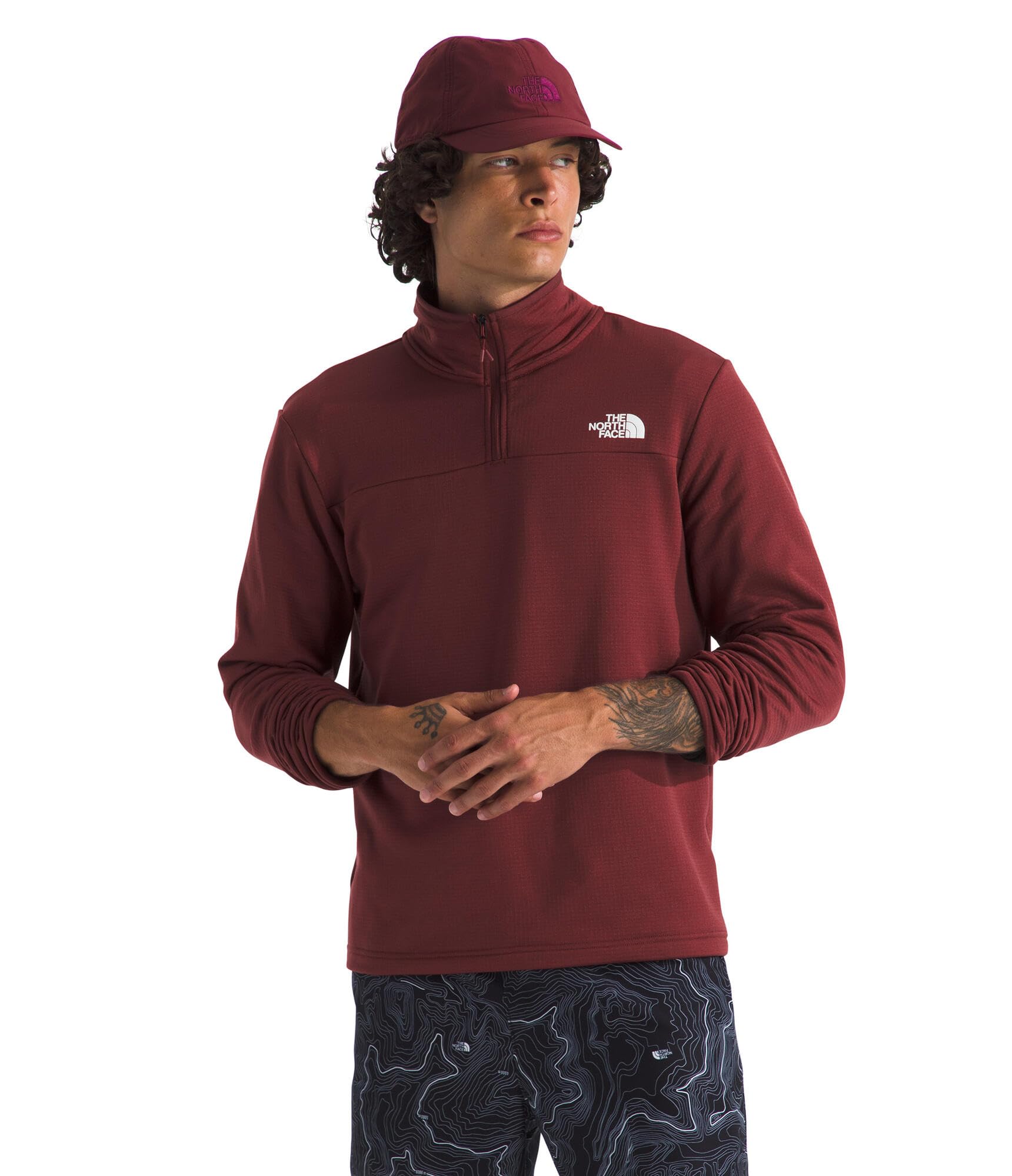 the-north-face-cedar-trail-pile-1-4-zip-uomo-cedro image 8