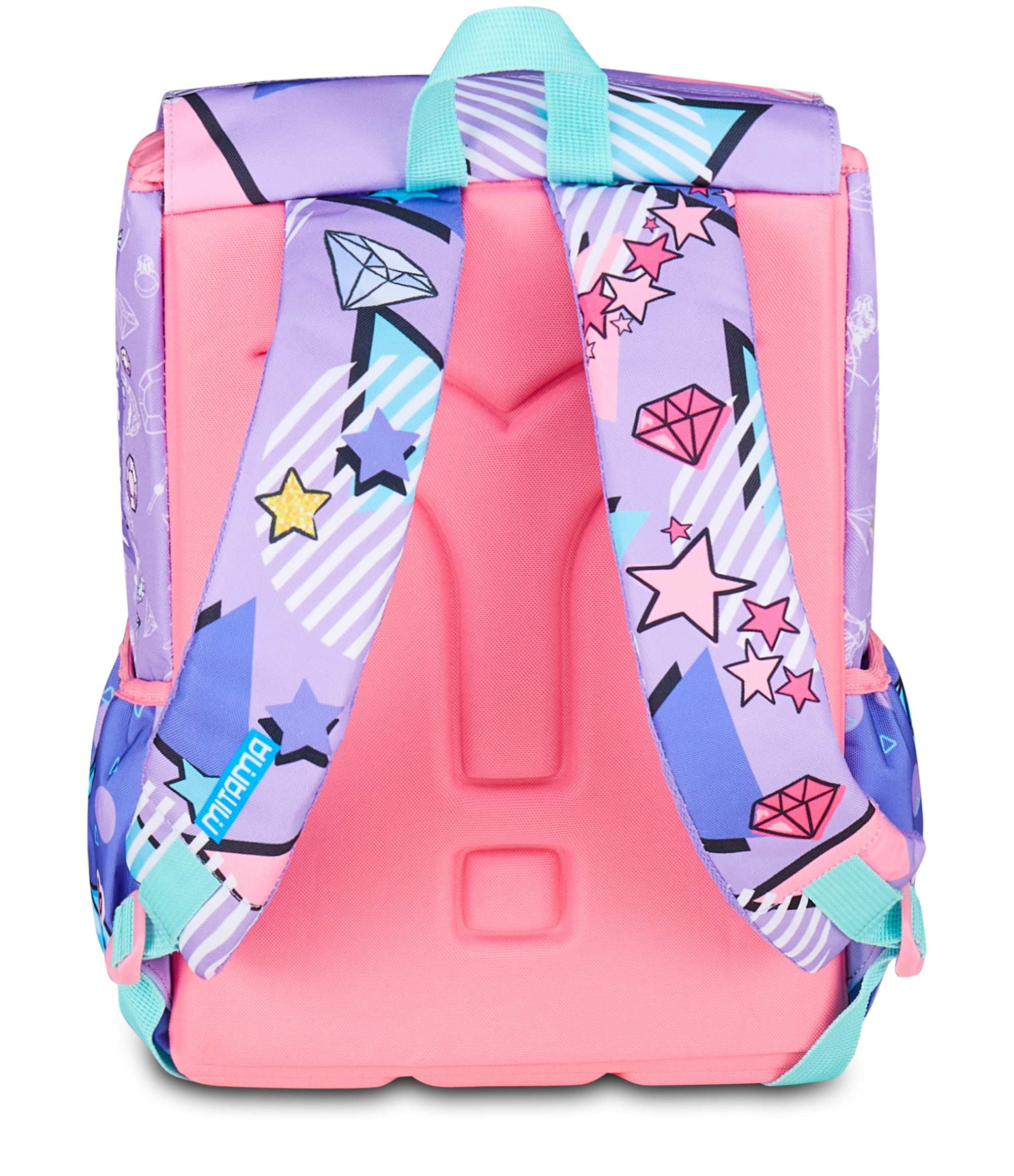 mitama-double-diamond-zaino-triplo-scomparto-estensibile-lilla-28-lt-scuola-elem image 5