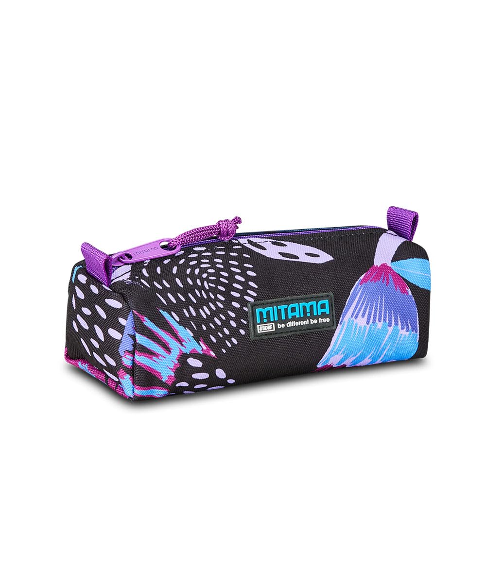 mitama-portapenne-tombolone-purple-bloom-bustina-20-5x7-5x6-cm image 1