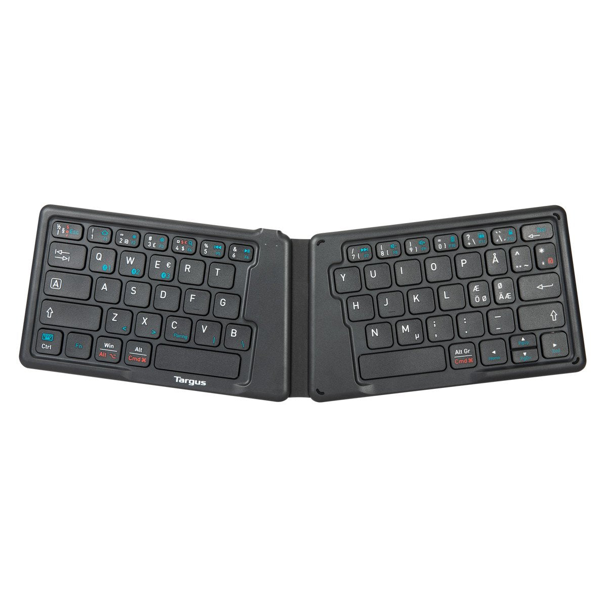 targus-tastiera-ergonomica-pieghevole-antimicrobica-con-layout-nordico image 7