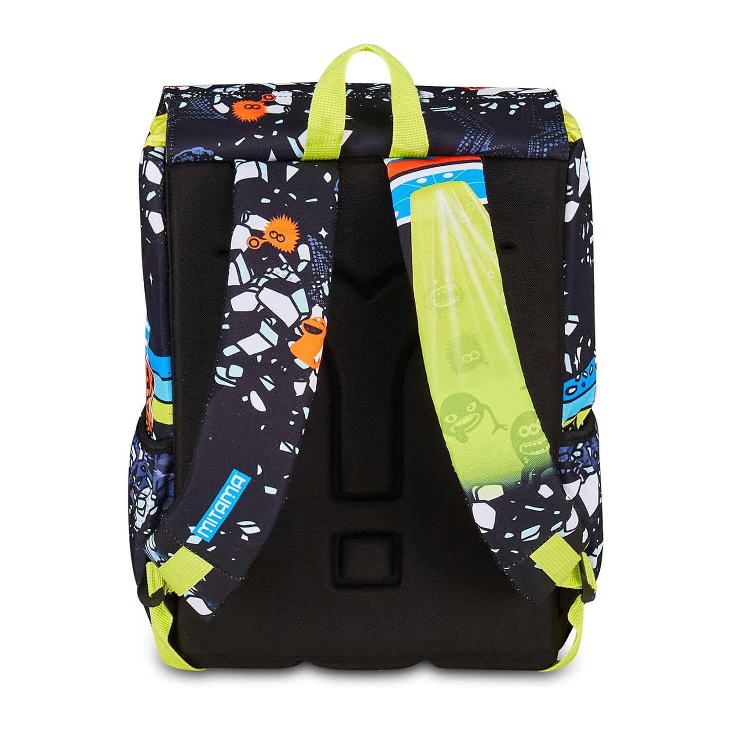 mitama-4zip-zaino-scuola-triplo-scomparto-disco-space-nero-estensibile-28-l image 5