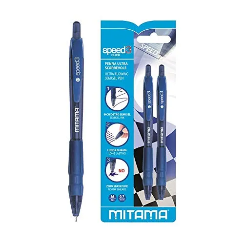 mitama-speed3-penna-a-scatto-blu-0-7-mm-semi-gel image 1