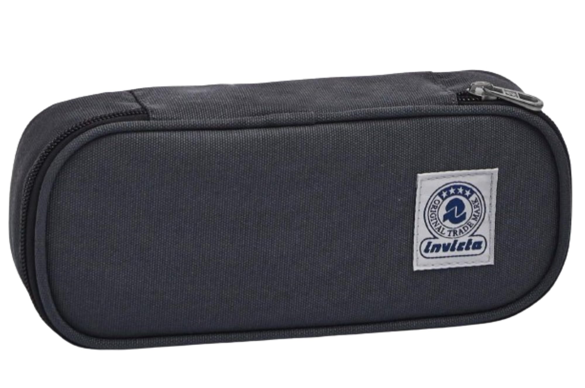 invicta-bustina-ovale-benin-eco-portapenne-grigio-con-organizer image 1