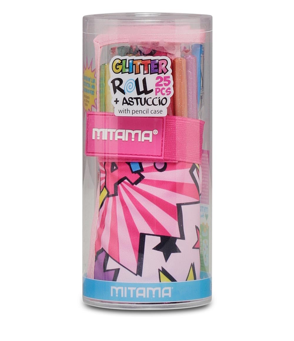 mitama-glitter-roll-writing-roll-arrotolabile-rosa-25-pz image 4