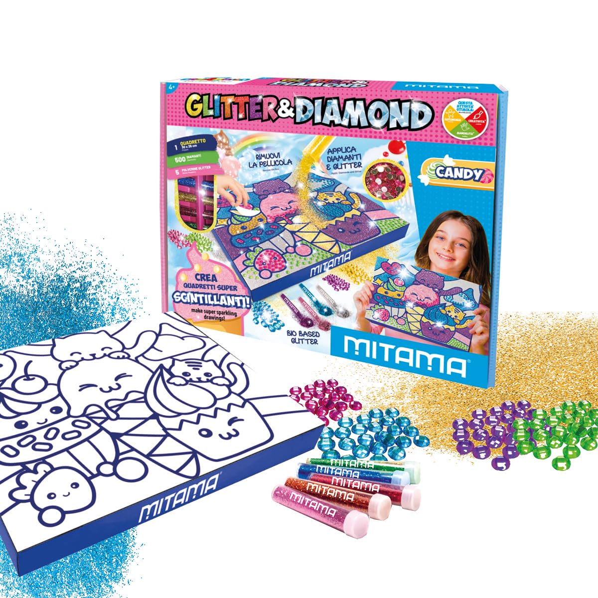 mitama-scatola-glitter-e-diamond-princess-set-creativo image 2