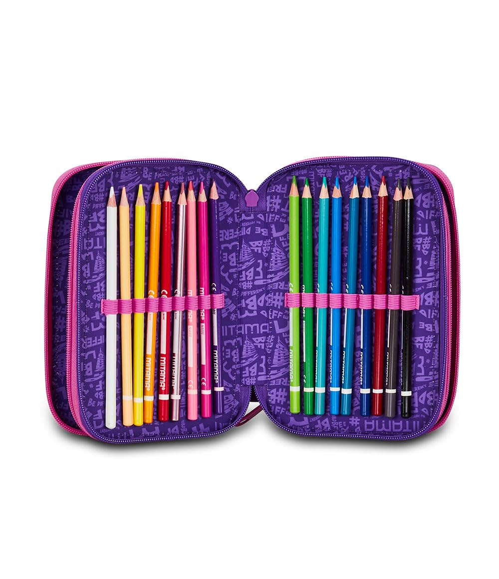 mitama-hey-dye-astuccio-scuola-3-scomparti-completo-47-pz image 4