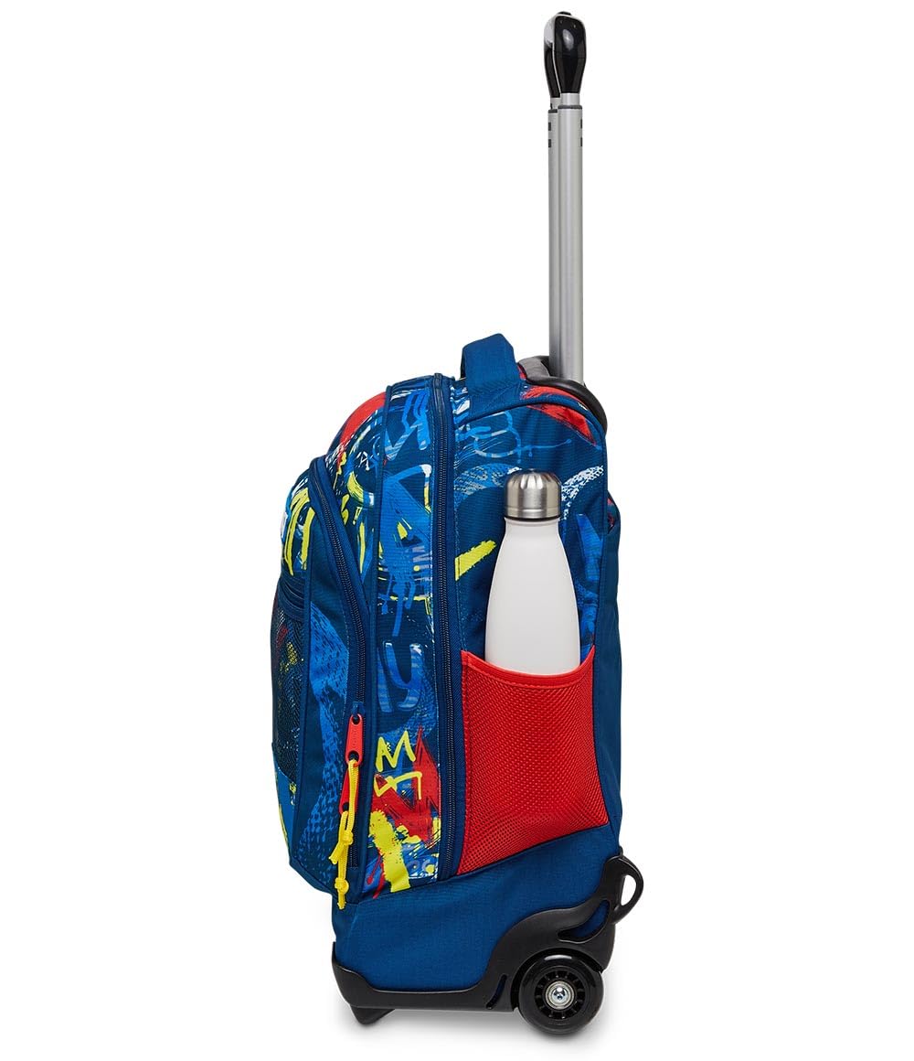 mitama-dr-trolley-junior-street-life-blu-trolley-scuola-doppio-scomparto image 7