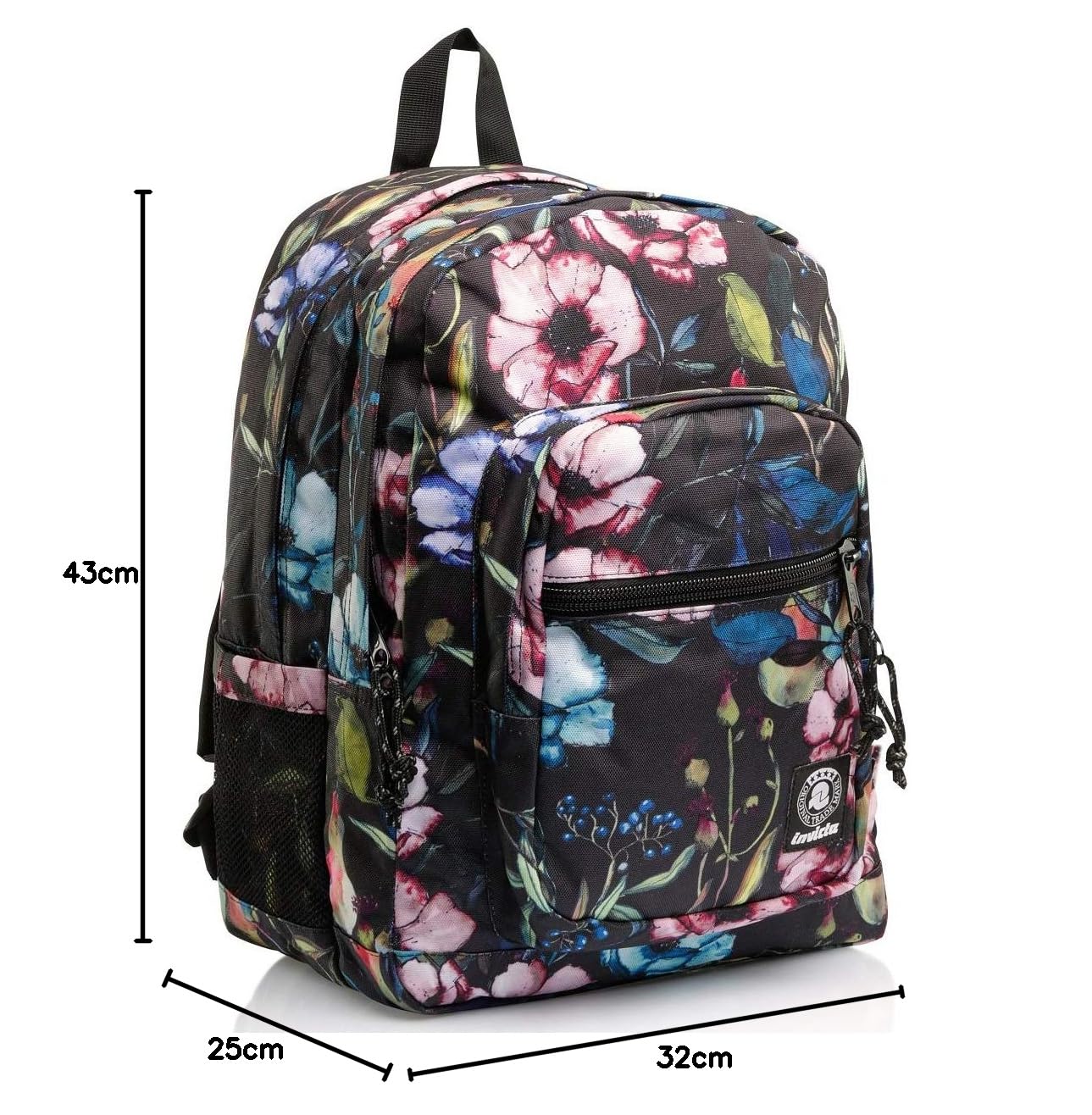 invicta-jelek-zaino-scuola-38l-nero-fiori image 7