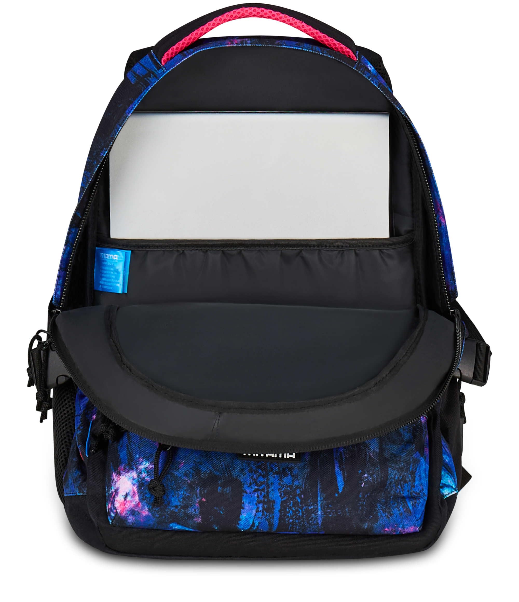 mitama-bdbf-purple-brush-zaino-scuola-triplo-scomparto-viola-con-usb image 7