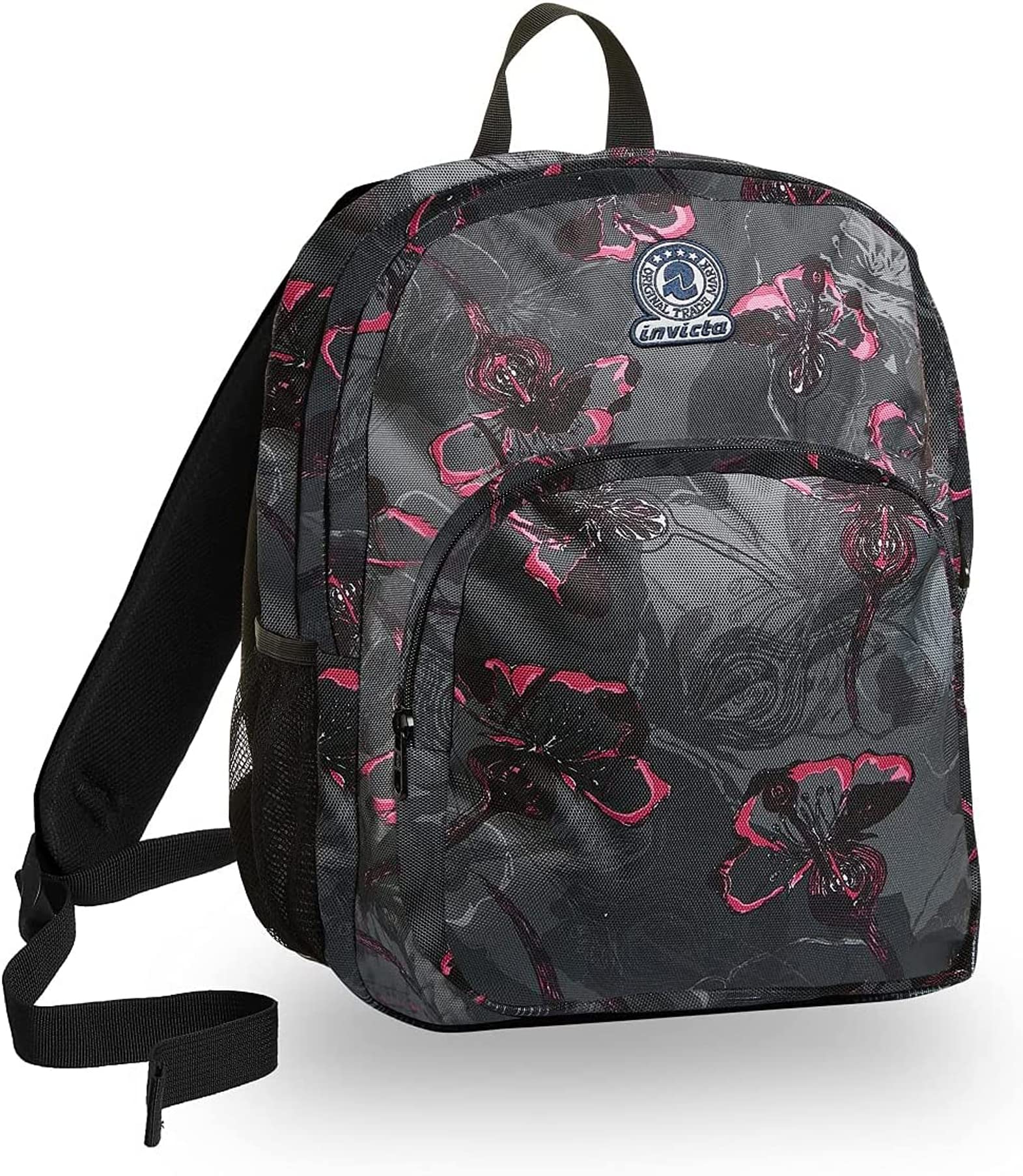 invicta-benin-m-zaino-28-l-doppio-scomparto-porta-pc-dark-bloom-nero image 1