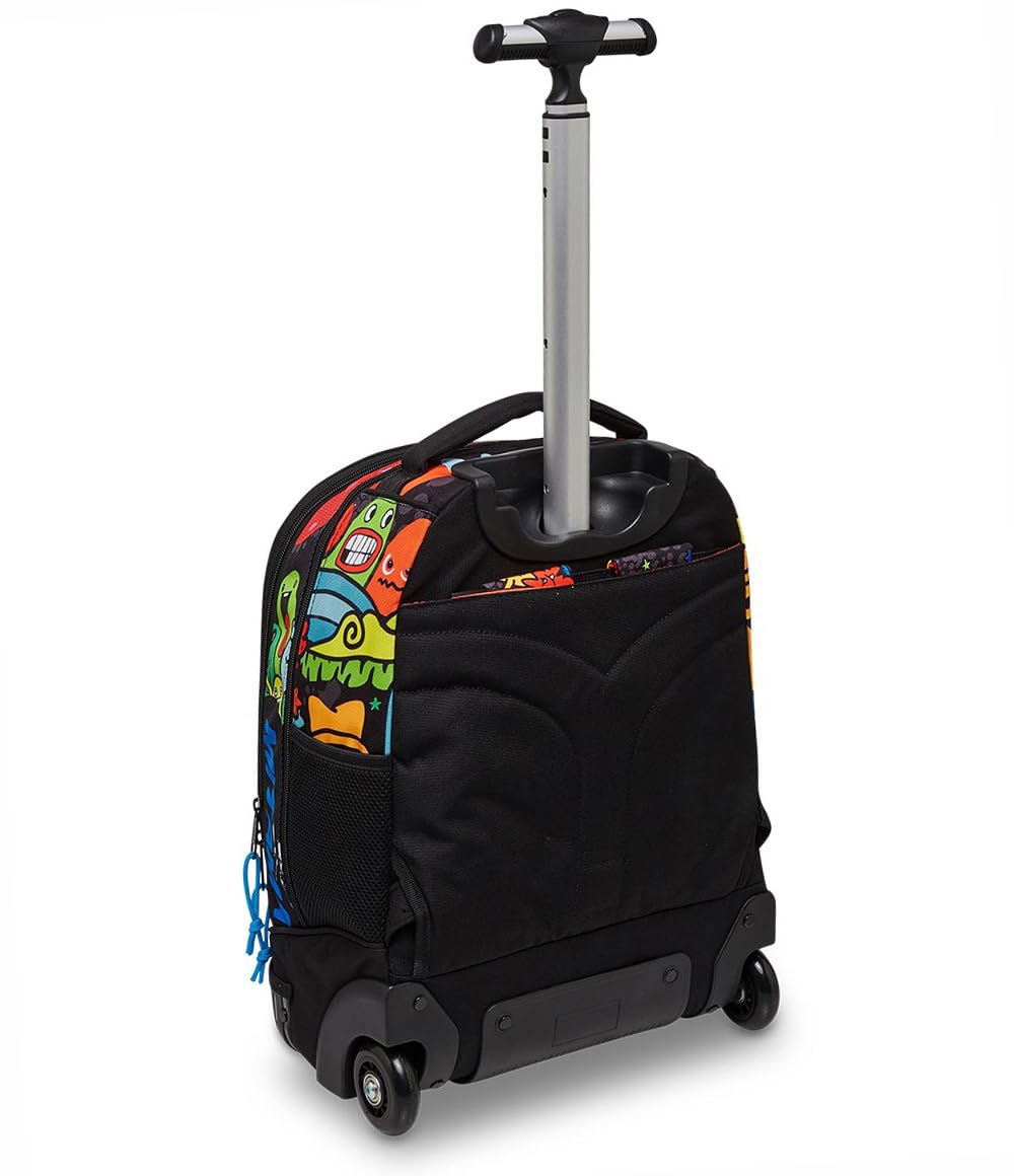 mitama-run-creatures-trolley-scuola-multicolore-doppio-scomparto-impermeabile image 4