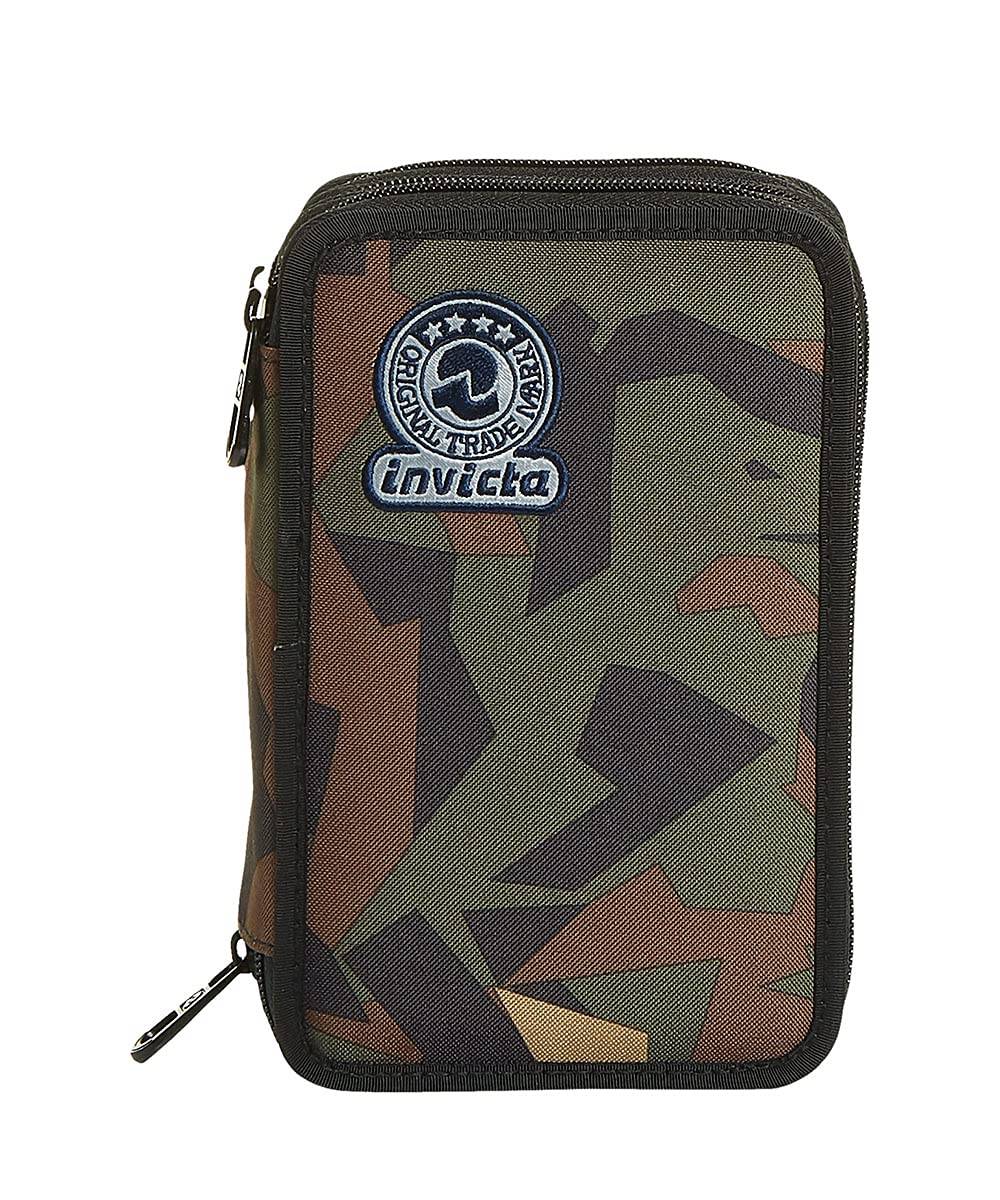invicta-astuccio-scuola-3-zip-twist-camo-verde-completo-40-pz image 7