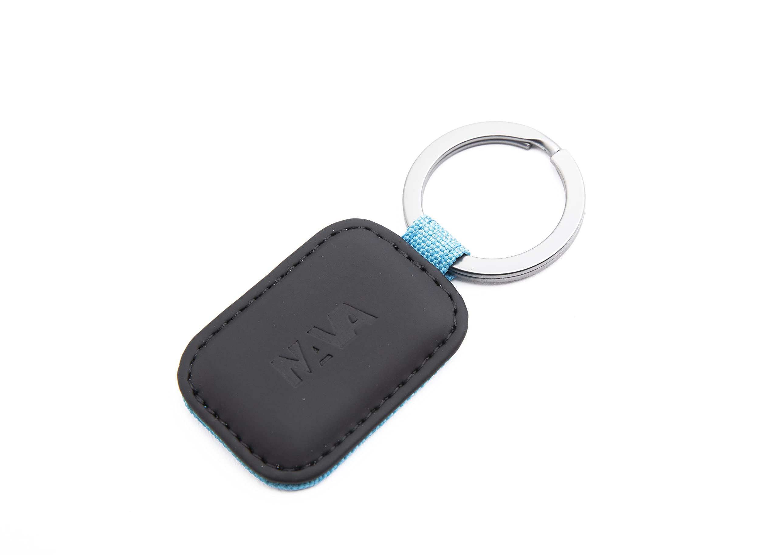 nava-design-twin-portachiavi-ovale-in-pu-e-tessuto-celeste-9-x-3-cm image 3