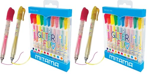 mitama-mini-penne-gel-glitter-e-neon-10-pezzi-1-mm-in-pet-box image 8