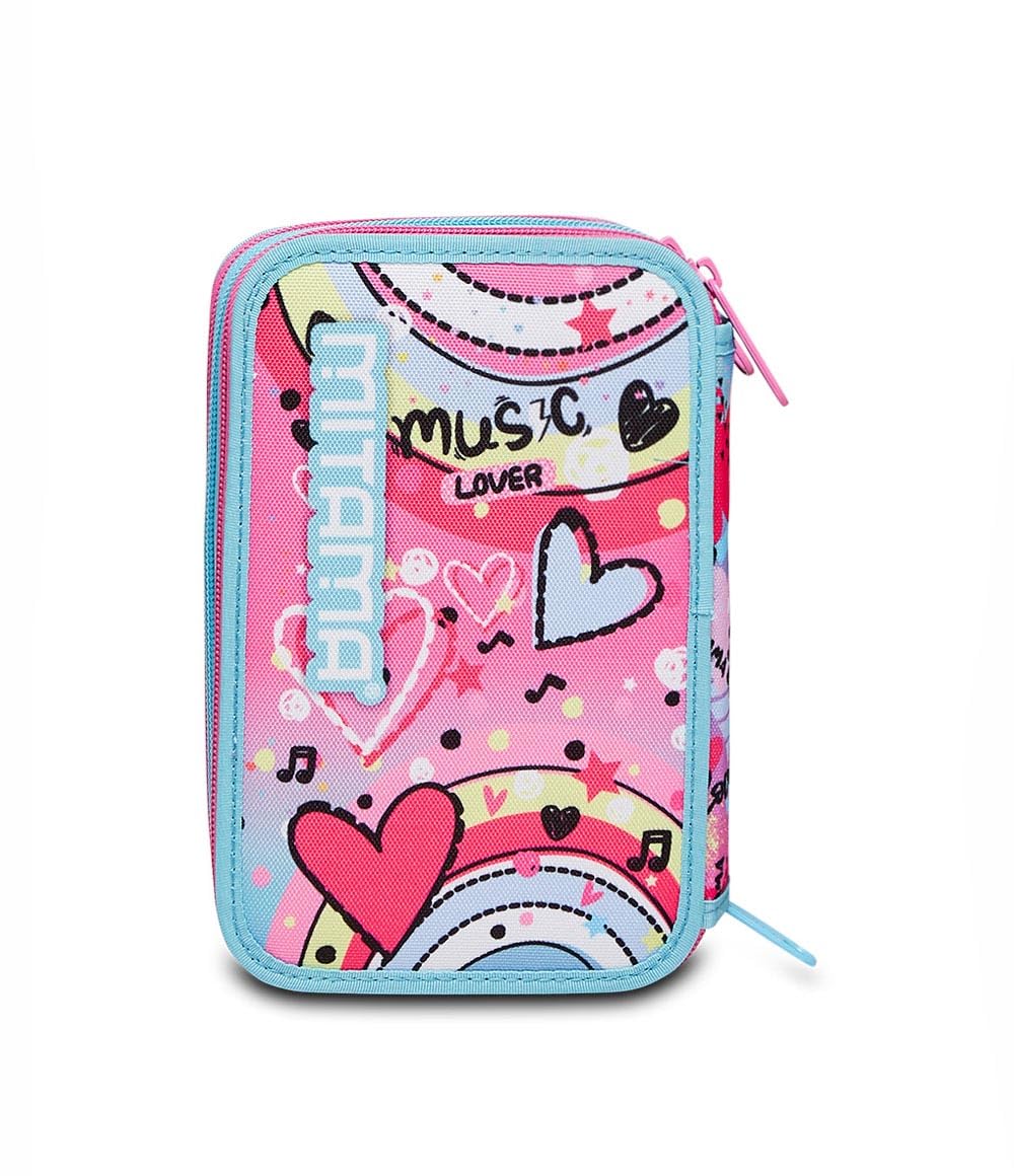 mitama-triplo-music-lover-astuccio-scuola-3-scomparti-47-pezzi-multicolore image 6