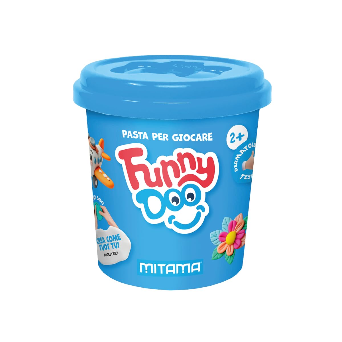 mitama-tris-funny-doo-pasta-da-modellare-3pz-rosso-azzurro-giallo image 4