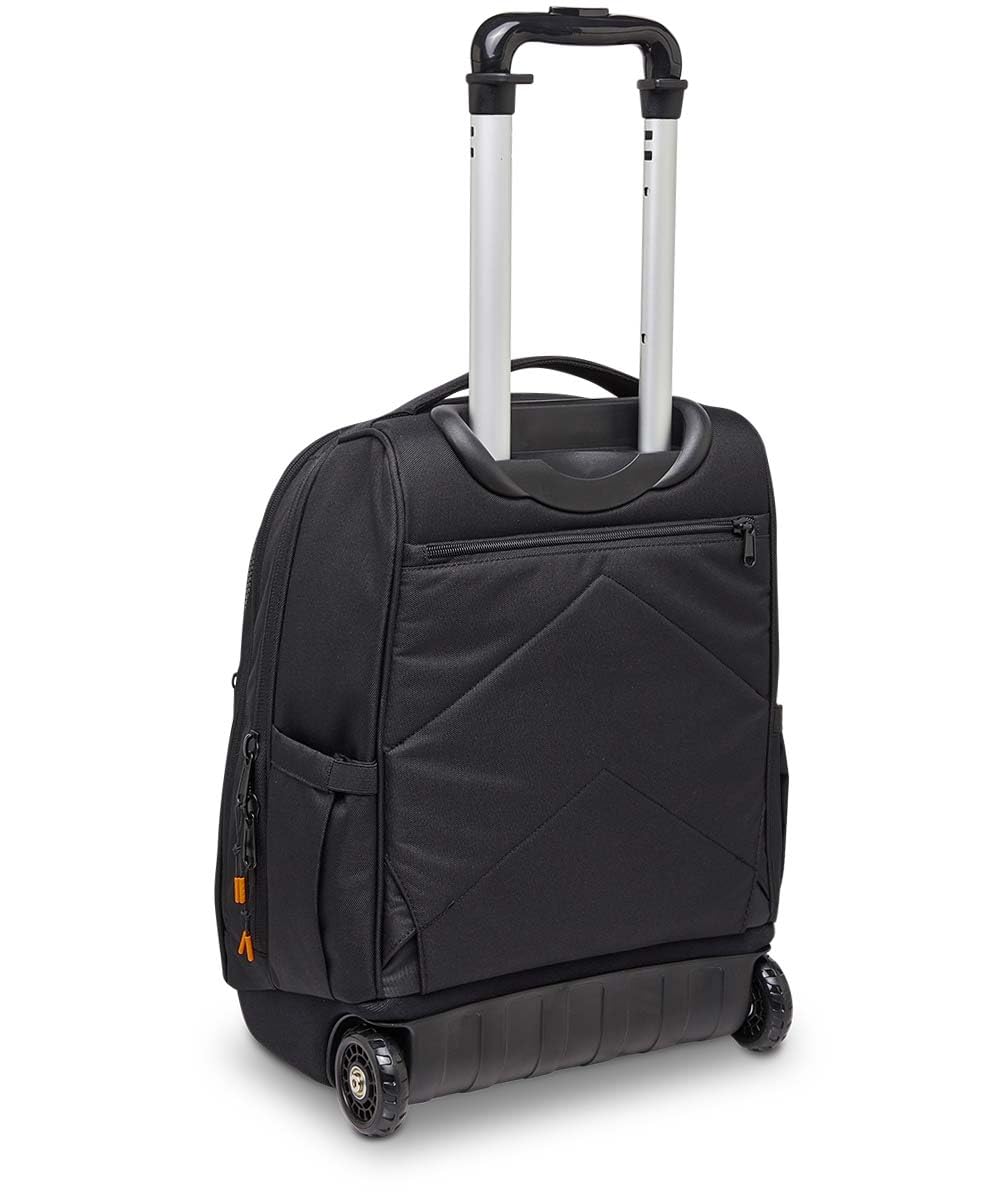 invicta-new-bump-trolley-scuola-2-in-1-nero-con-spallacci-zaino-e-tasca-pc image 3